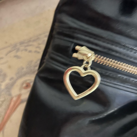 Coach Like New Poppy Daisy Liquid Gloss Patent Leather Tote Shoulder Bag - Picture 8 of 10